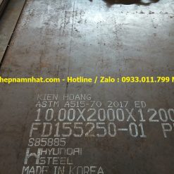 Thép Tấm A515gr/70 10 ly x 2000 x 6000/ 12000mm