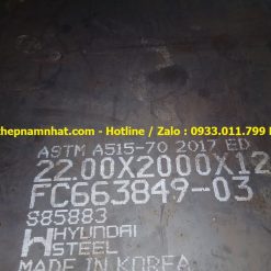 Thép Tấm A515Gr/70 22 ly