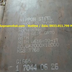 THÉP TẤM ASTM A516 Gr.70 – THÉP CHO NỒI HƠI VÀ BÌNH CHỊU ÁP LỰC