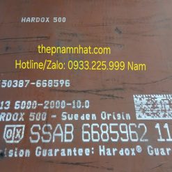 Thép tấm Hardox 500 6ly,8ly,10ly,12ly,14ly,16ly,18ly,20ly,22ly,25ly