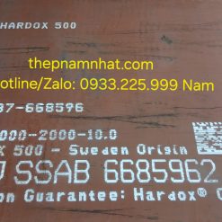 Thép tấm Hardox 500