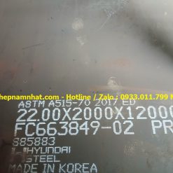 Thép tấm A515 chất lượng cao , Chuyên Thép Tấm A515Gr- 70 HQ chất lượng cao  Dày 16Ly , 18Ly , 20Ly , 25Ly....