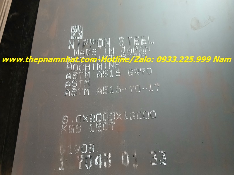 Thép tấm A516 8ly, Thép tấm chịu nhiệt A516 8ly