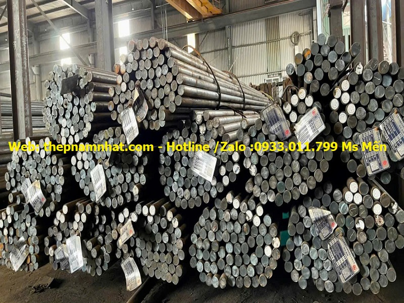 Thép tròn đặc S20C, S15C, S30, S35C, S40C, S45C, S55C.